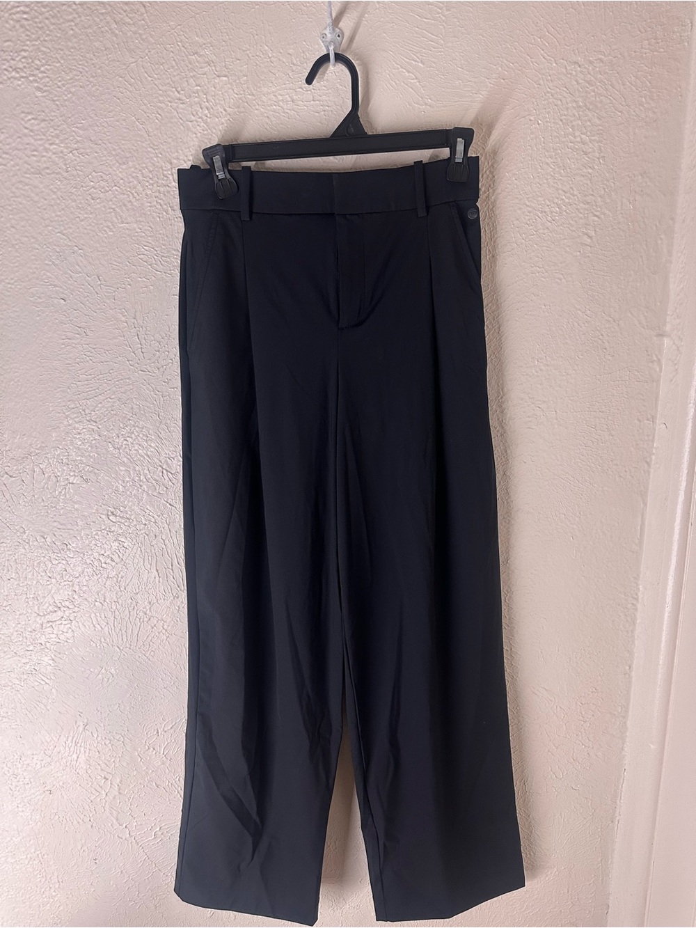 CALIA by Carrie Underwood Black Wide-Leg High-Rise Trousers